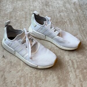 adidas White Knit Sneakers